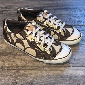 Coach Barrett Signature Canvas Sneakers 8M